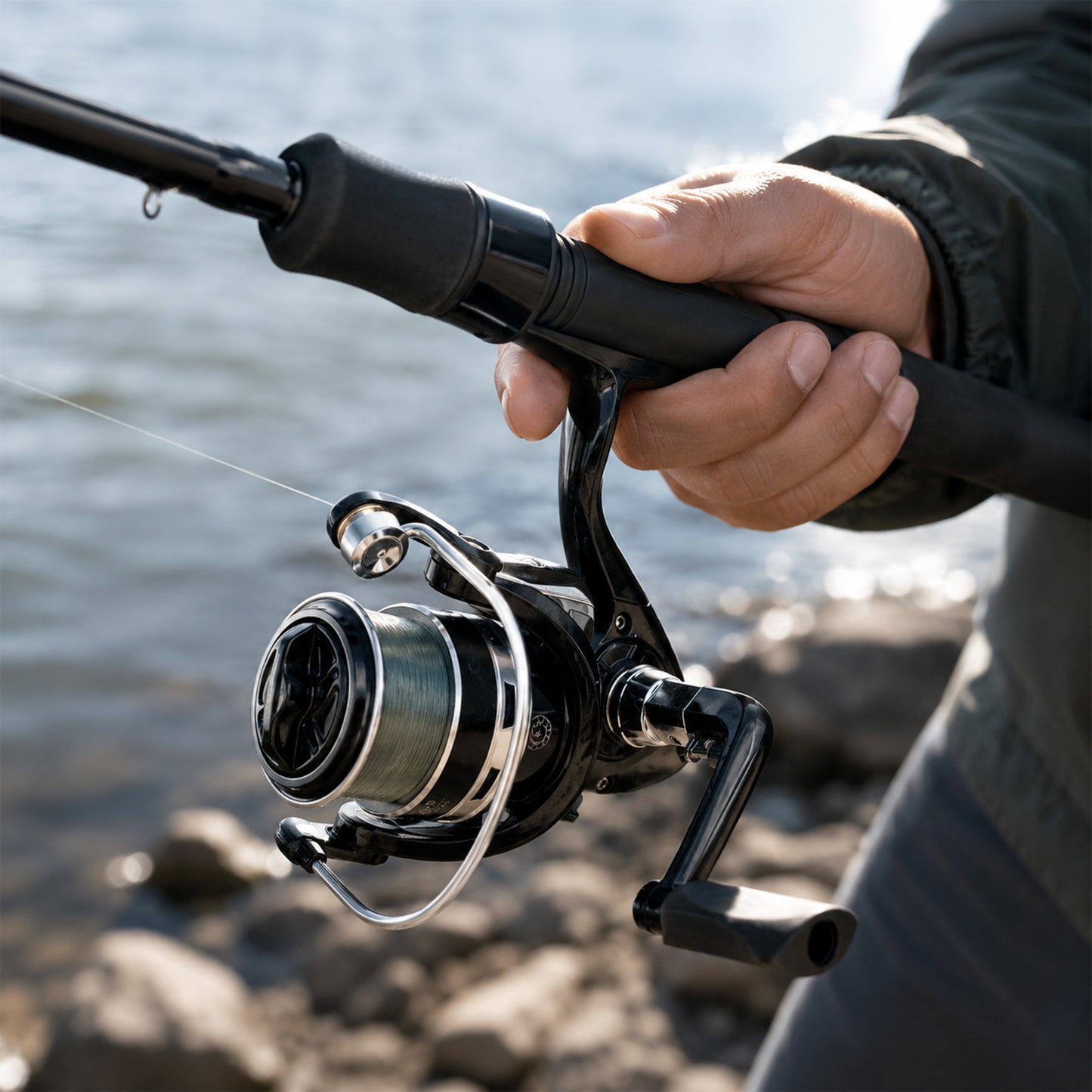 Fatato Spinning Fishing Reels, Lightweight Ultra Smooth, Aluminum Magnesium Alloy, 5.2:1 Gear Ratio, 2+1BB, Interchangeable Handle, Freshwater & Saltwater Use